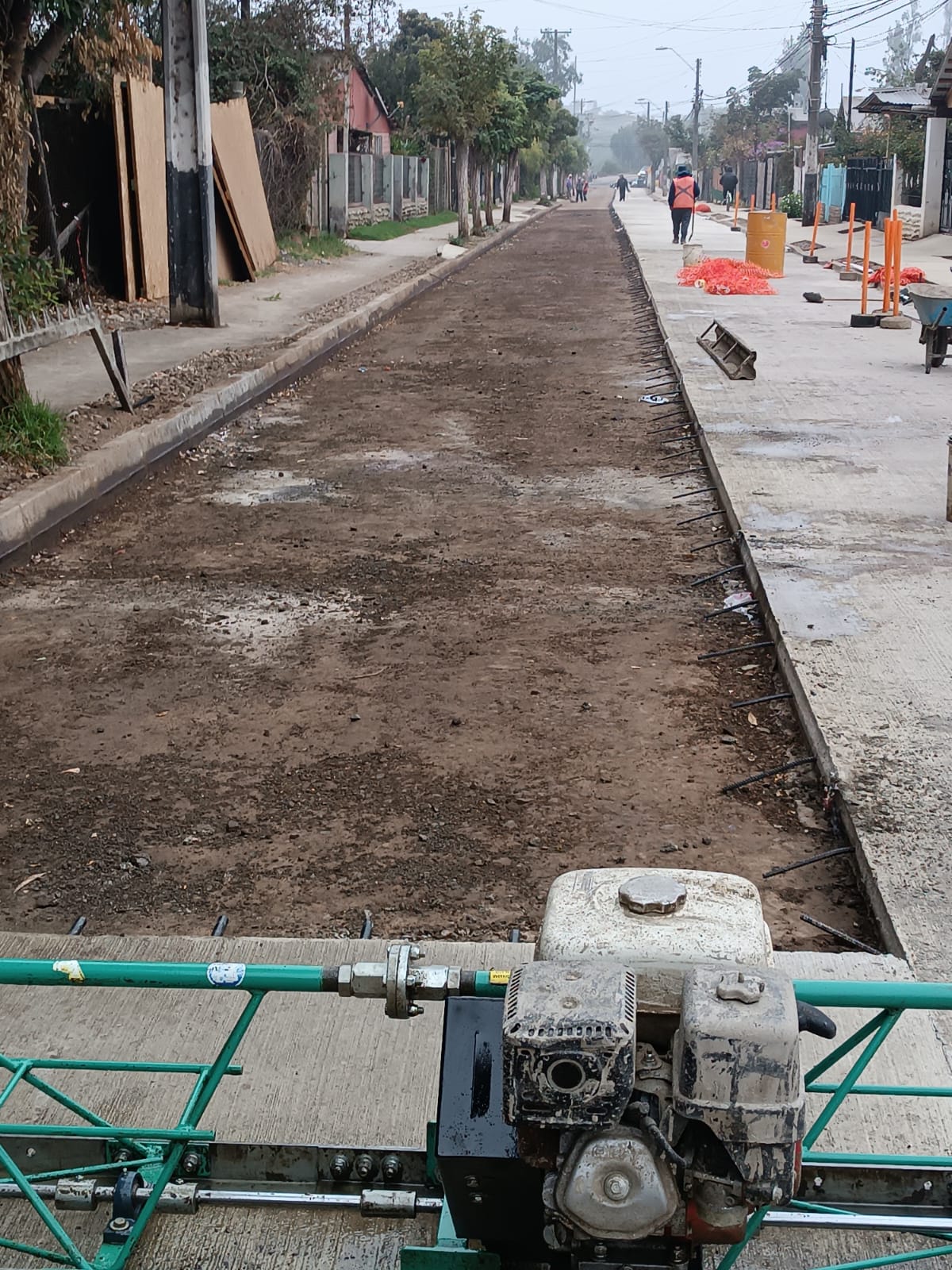 Preparación y compactación de base estabilizada